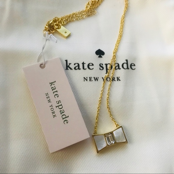 Kate Spade bow mini pendant - Picture 3 of 4